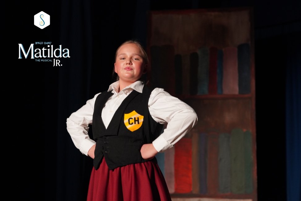 Matilda played by Martha Jebson-Moore aged 12 at ESS